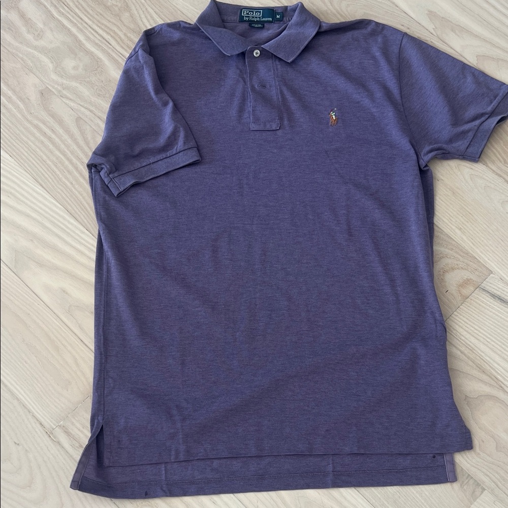 Polo by Ralph Lauren Men's Polo Shirt in Purple